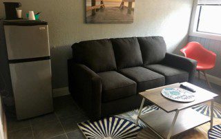 King Suite Living Room with Foldout Serta Perfect Sleeper